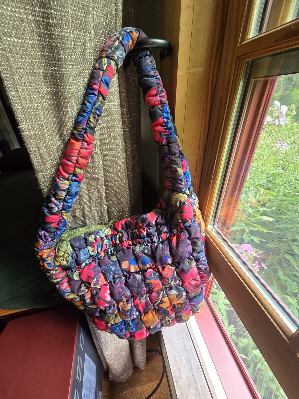 NATURAL LIFE Multicolor Floral Quilted Shoulder Purse